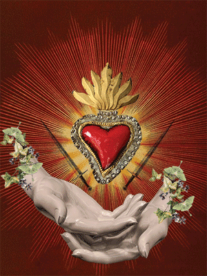 a heart is a heavy burden collage