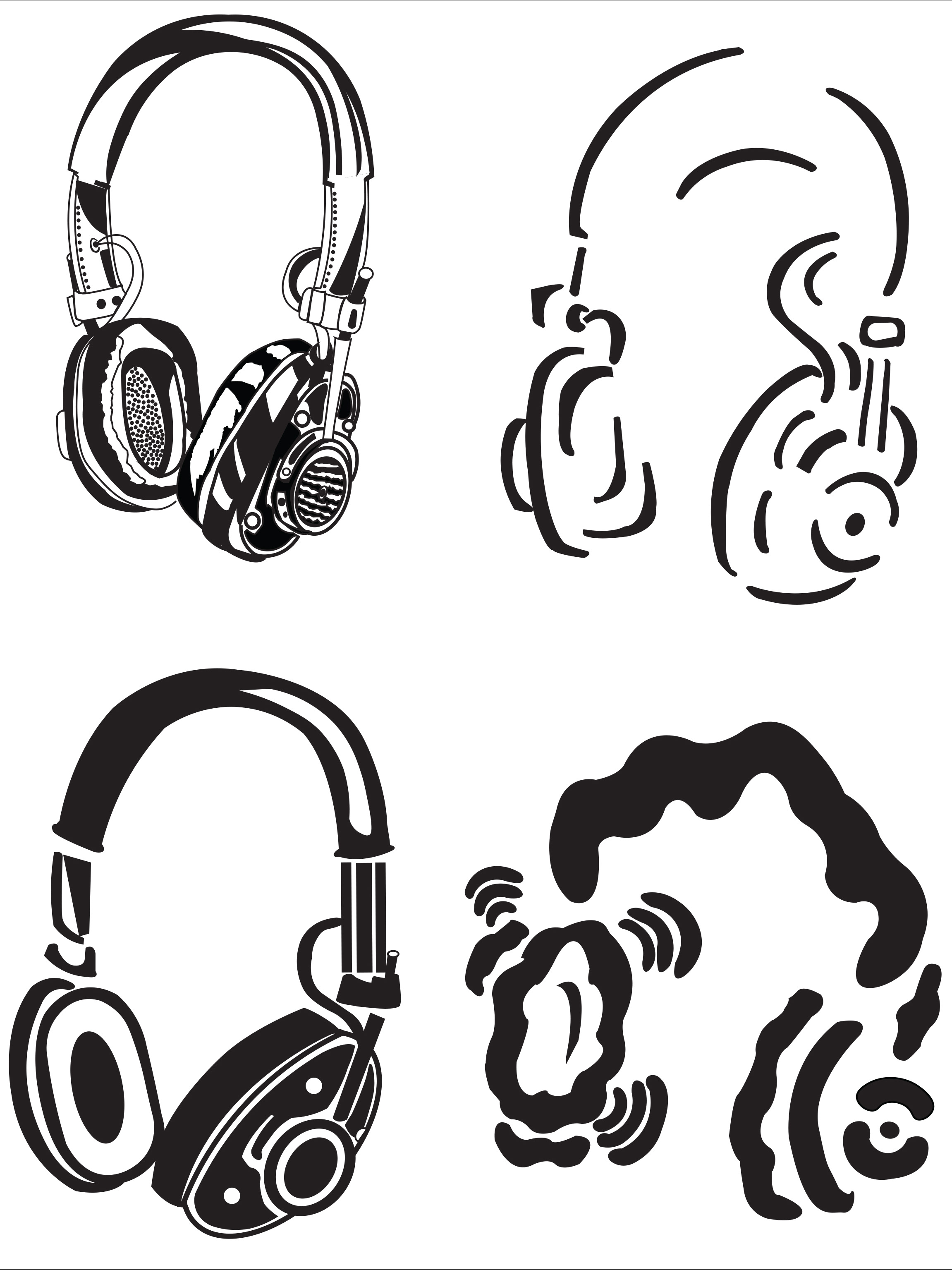 headphones logos